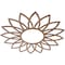Ekena Millwork Daisy Wood Fretwork Pierced Ceiling Medallion, Walnut, 36"OD x 13 7/8"ID x 1/4"T CMWP36X36X0250DAWA - alternate 4